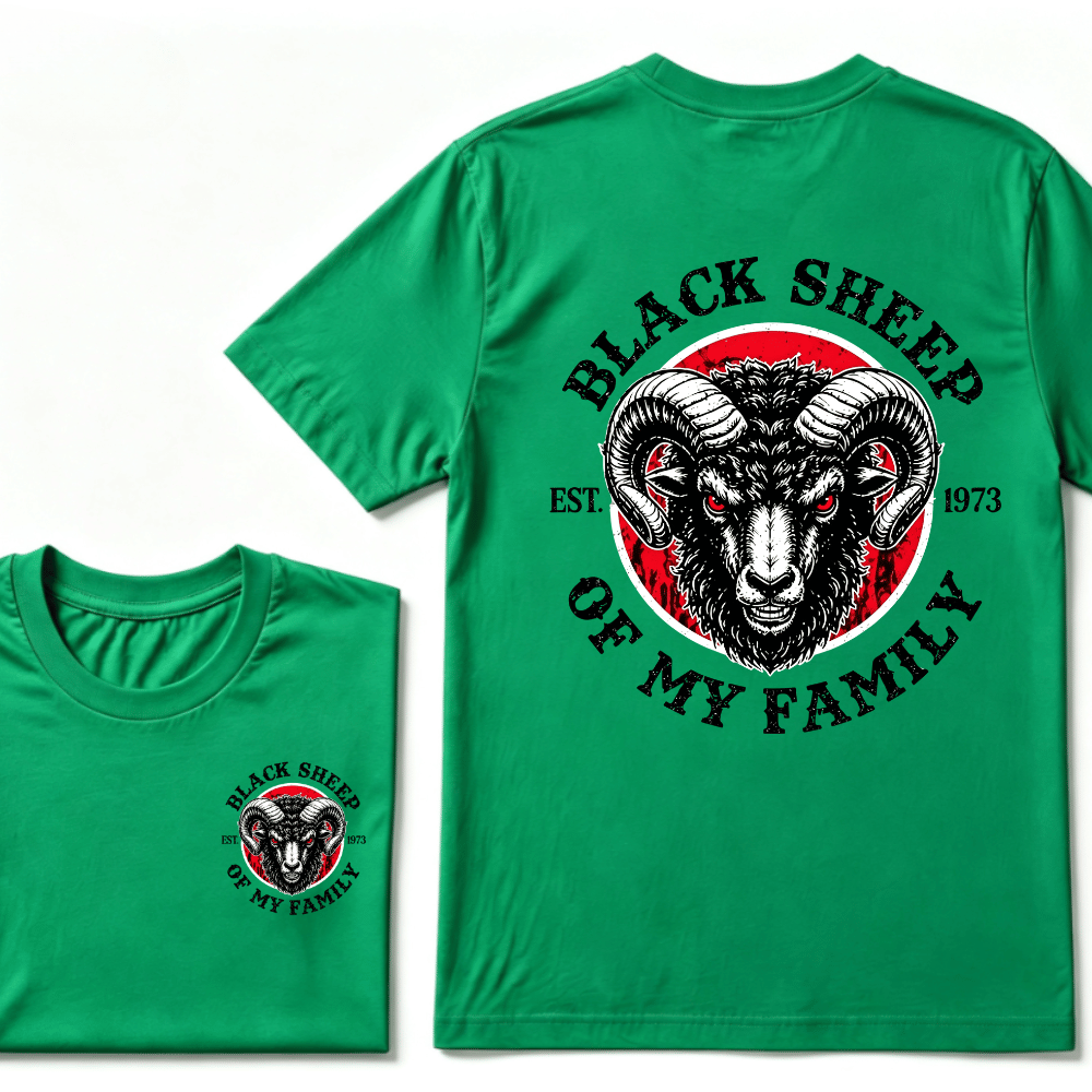 BLACK SHEEP OF MY FAMILY Custom Est.Year T-Shirt