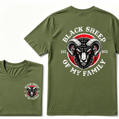 BLACK SHEEP OF MY FAMILY Custom Est.Year T-Shirt