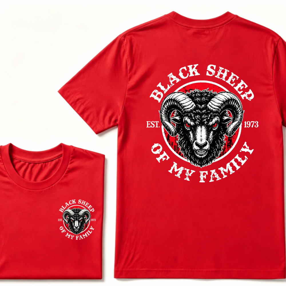 BLACK SHEEP OF MY FAMILY Custom Est.Year T-Shirt