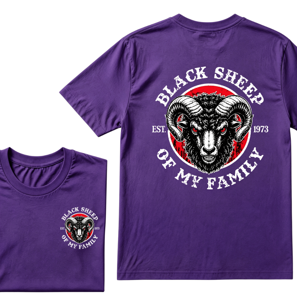 BLACK SHEEP OF MY FAMILY Custom Est.Year T-Shirt