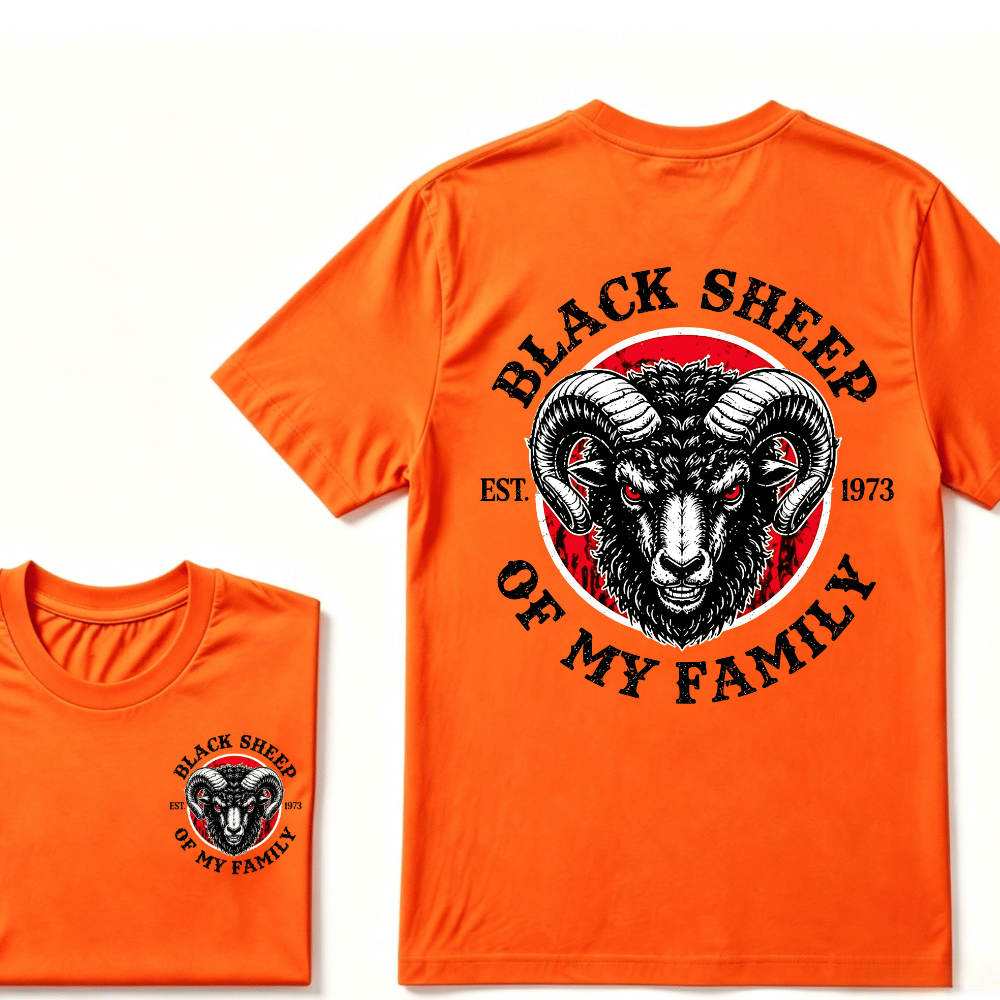 BLACK SHEEP OF MY FAMILY Custom Est.Year T-Shirt